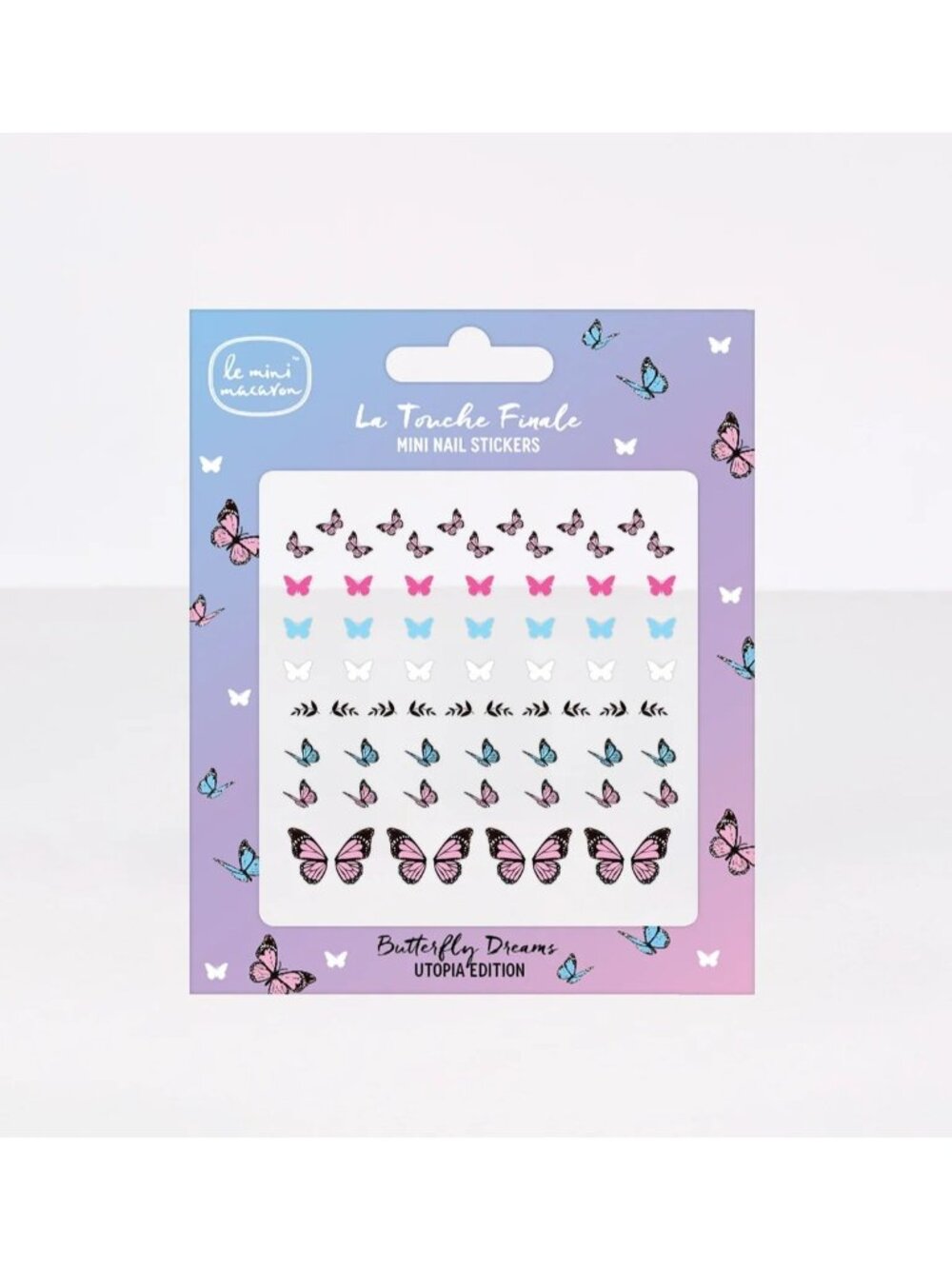 Le Mini Macaron Butterfly Dreams Nail Art Stickers New, Easy DIY Manicure